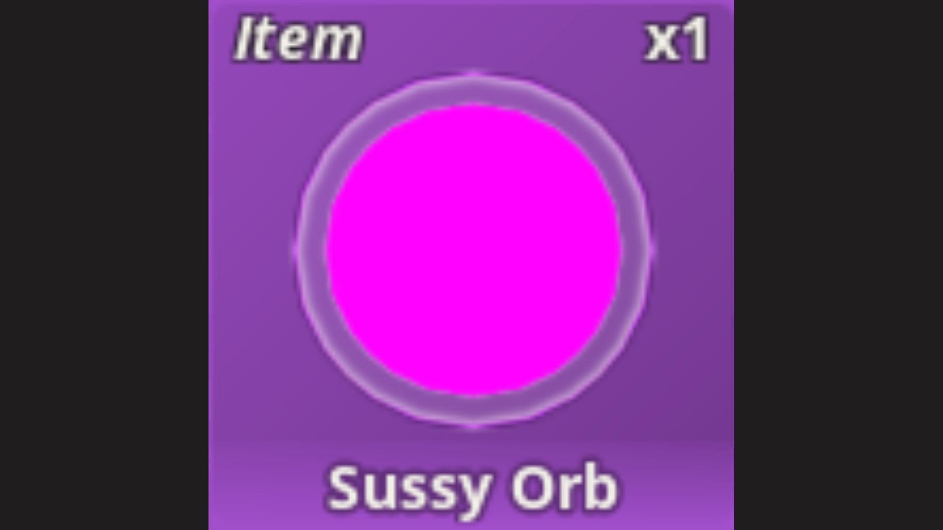 The Sussy Orb can be found by defeating specific enemies (Image via Roblox)