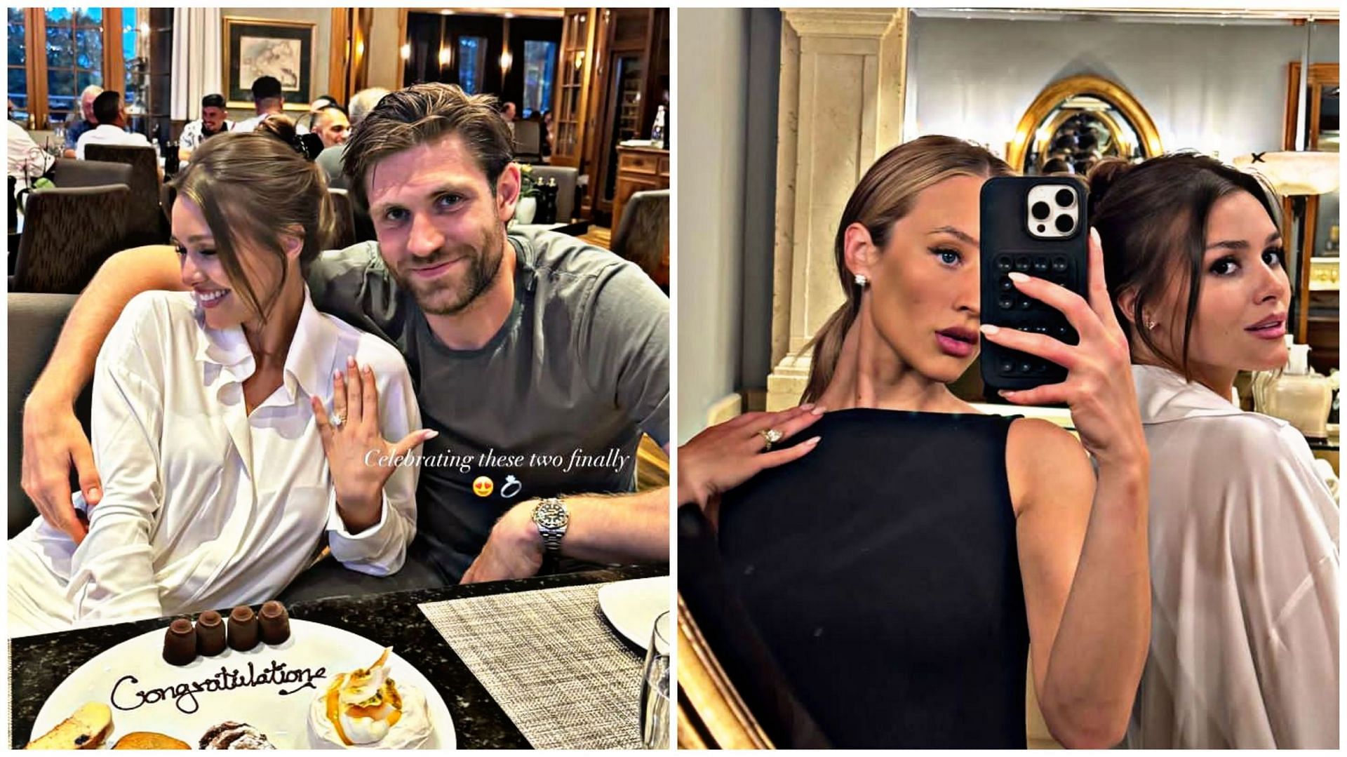 Connor McDavid and Lauren Kyle finally celebrate besties Leon Draisaitl and Celeste Desjardins