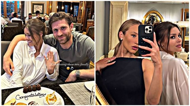 Connor McDavid and Lauren Kyle finally celebrate besties Leon Draisaitl and Celeste Desjardins