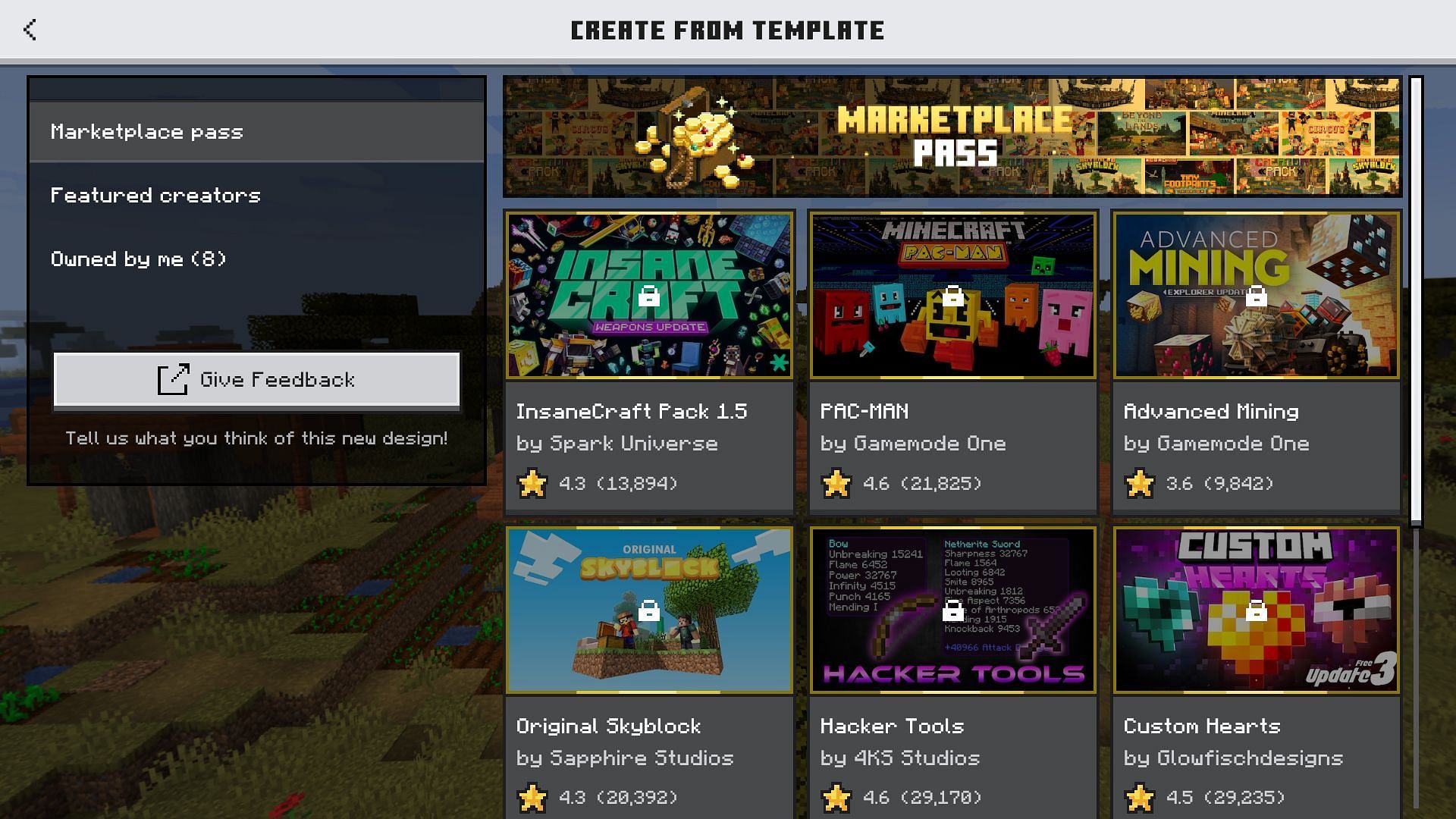 Minecraft Preview 1.21.30.24 has introduced a new way to create worlds (Image via Mojang)