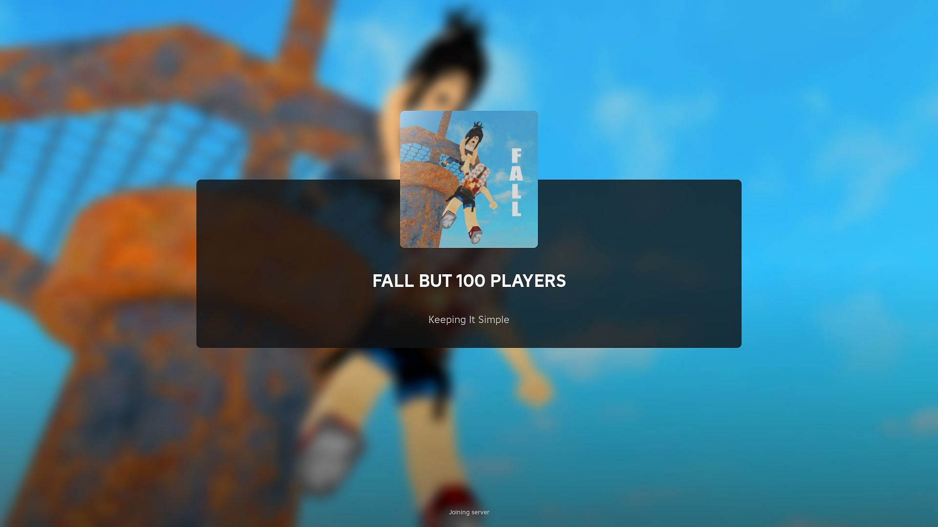 Roblox Fall But 100 Players