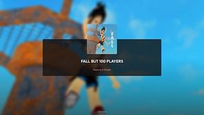 How to play Roblox Fall But 100 Players