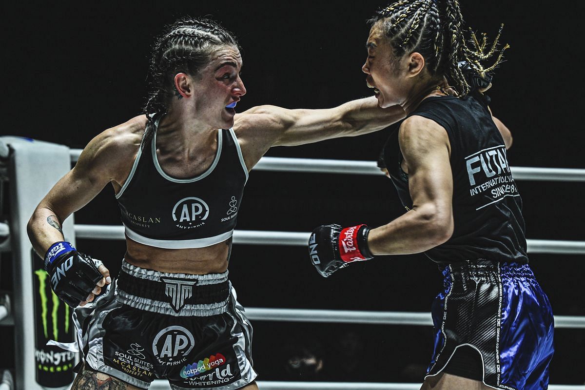 Amy Pirnie earned a 49-second knockout win in her promotional debut at ONE Fight Night 24. [Photo via: ONE Championship]