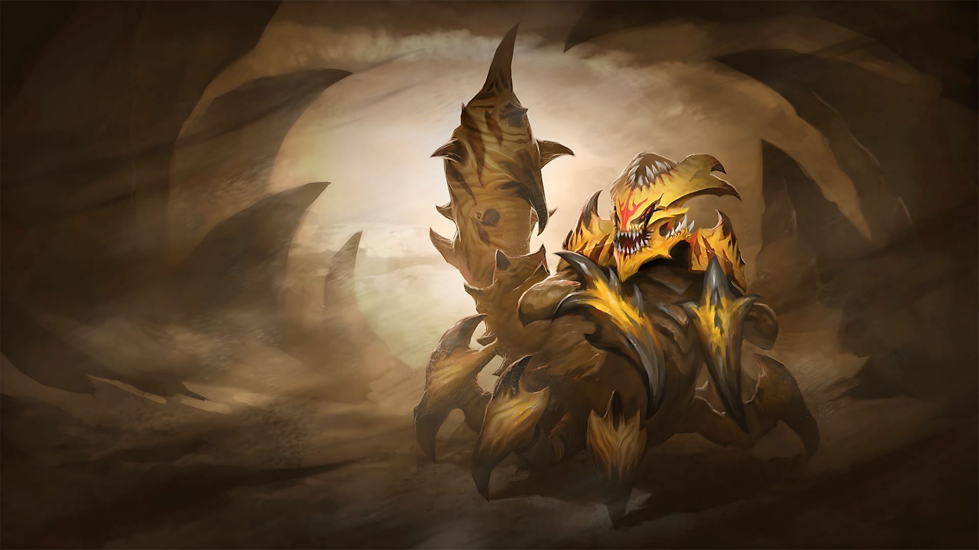 Sand King&#039;s Elusive Destroyer set (Image via Valve)