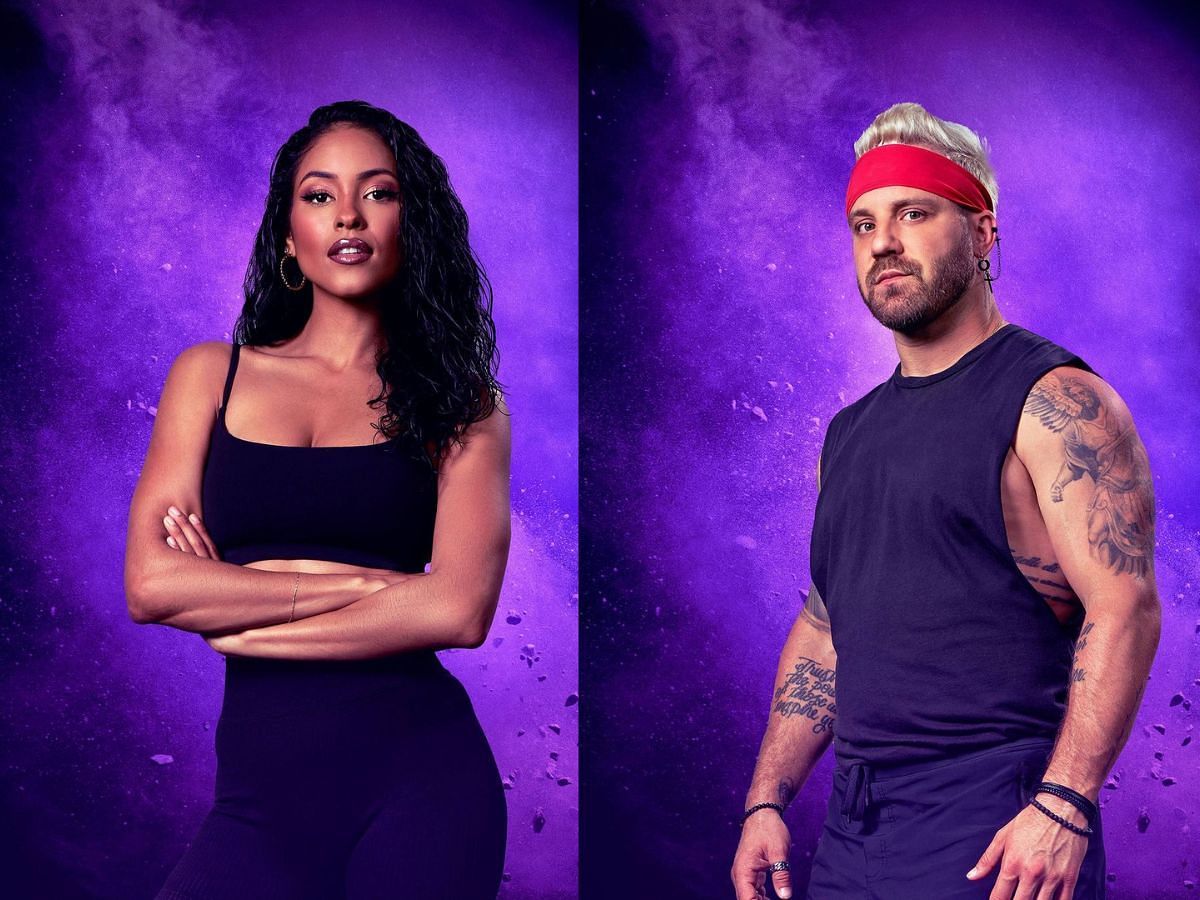 Nurys and Paulie from The Challenge (Image via Instagram/@thechallenge)