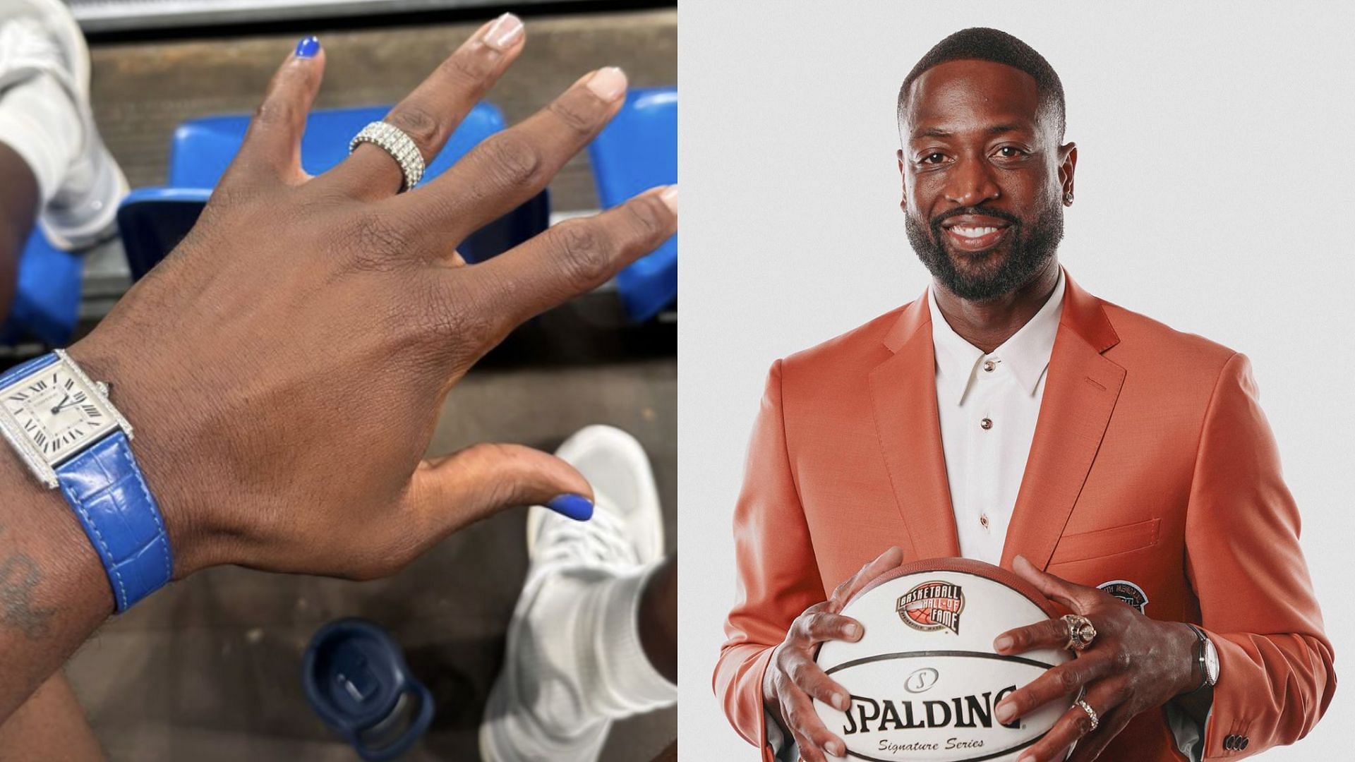 Dwyane Wade highlights $6,574 Cartier watch matching his nail paint at Team USA women