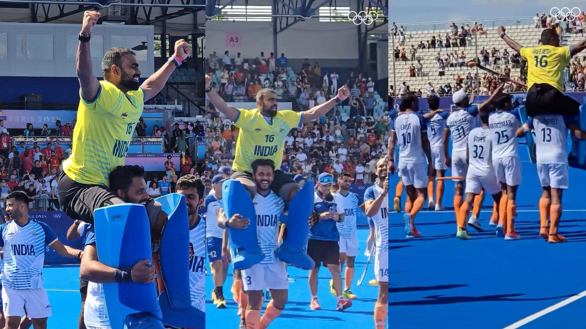 The Indian hockey team beat Spain 2-1 to win the bronze medal at Paris Olympics 2024. (Image via Olympickhel/IG)