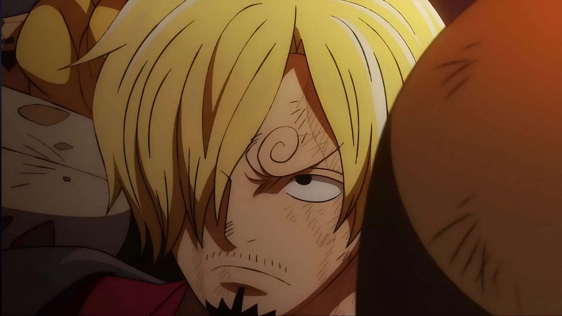 Sanji as seen in the anime (Image via Toei Animation)