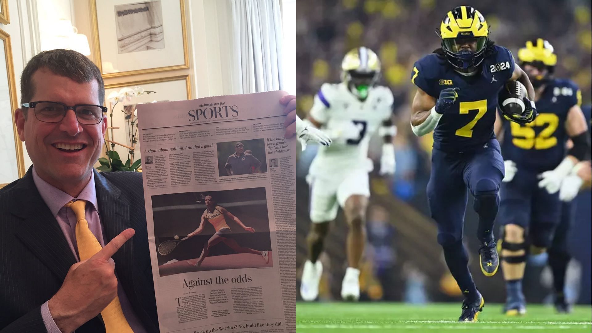 Images courtesy of Michigan Athletics &amp; Jim Harbaugh