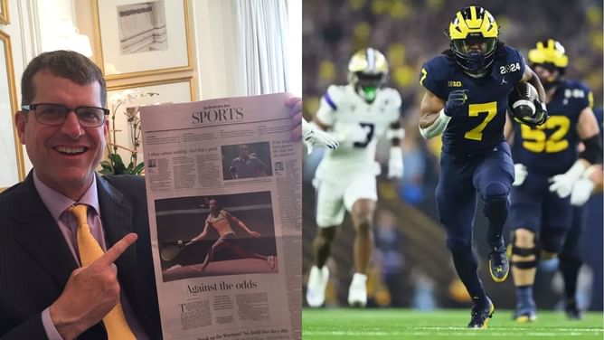 "Greatest witch hunt in history of witch hunts": CFB world has wild reactions to NCAA slapping Jim Harbaugh with four-year show cause
