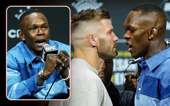 "His family is full of incest" - Watch Israel Adesanya go on a monologue about killing Dricus du Plessis' dreams after crying at UFC 305 presser
