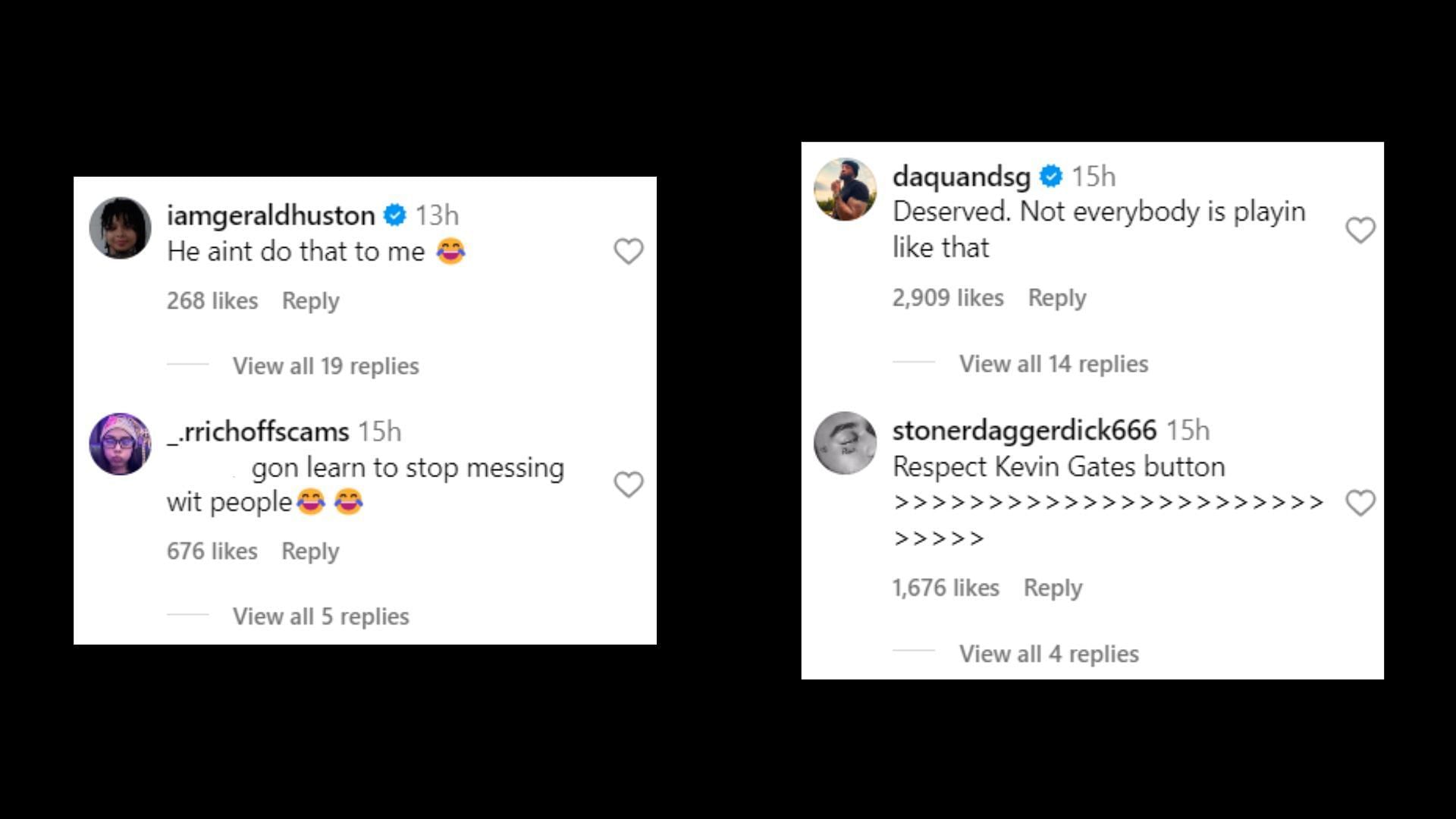 Netizens post their reactions (Images via Instagram/nojumper)