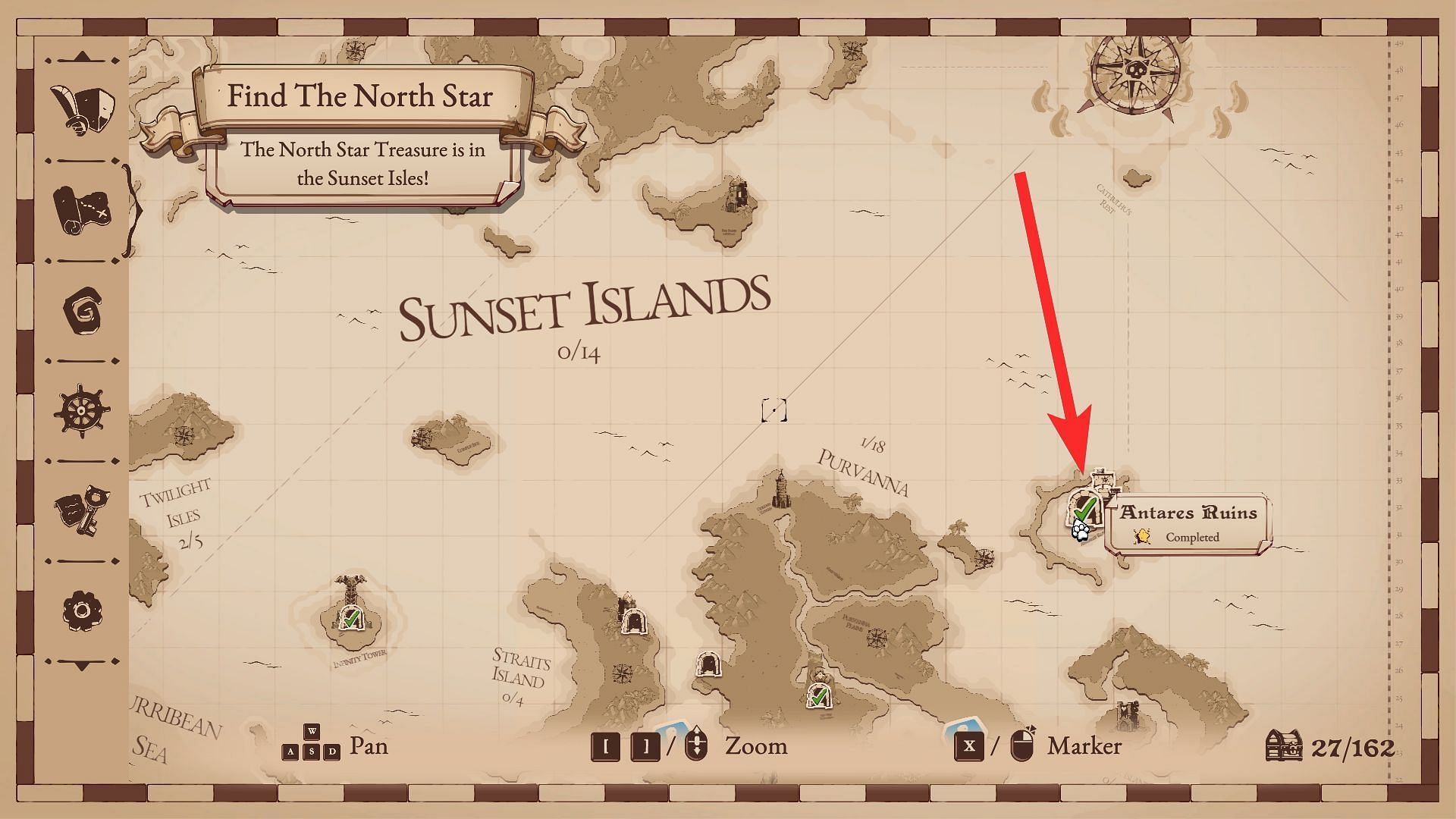 Antares ruins location (Image via The Gentlebros)