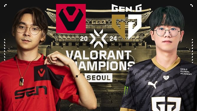 Sentinels vs Gen.G - Valorant Champions 2024: Prediction, where to watch, and more