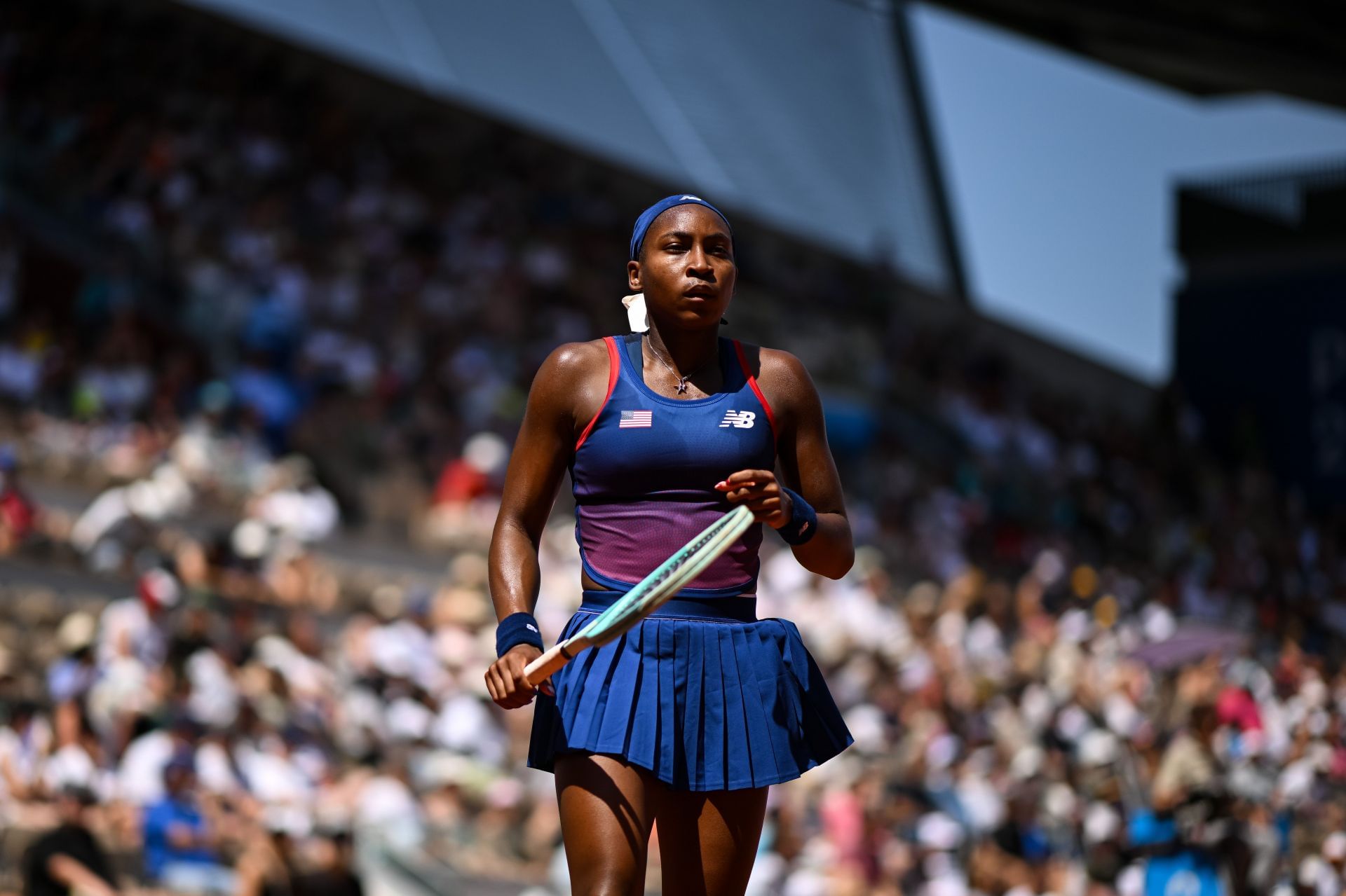 Coco Gauff at the 2024 Paris Olympics (Source: Getty Images)