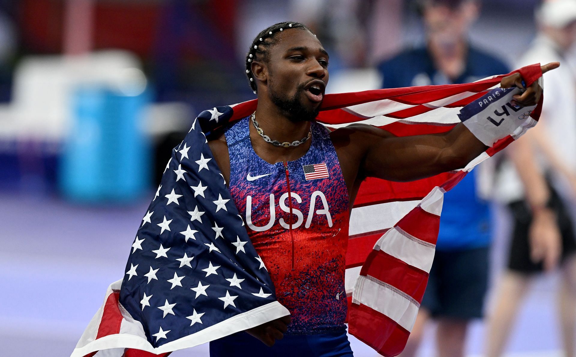 Lyles at the Paris Olympics 2024. (PHOTO: Getty Images)