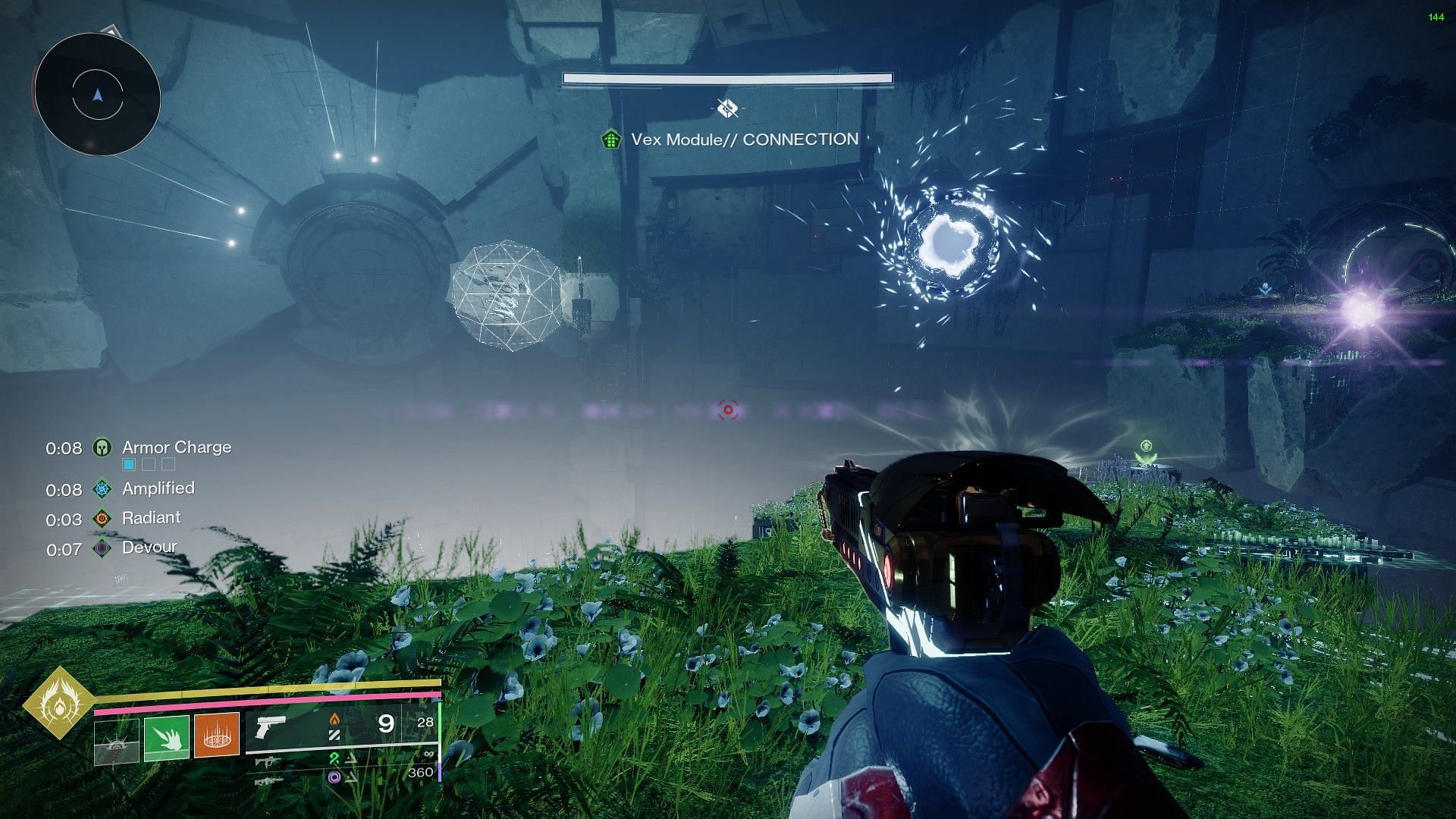 Boss stationed right of the arena (Image via Bungie)