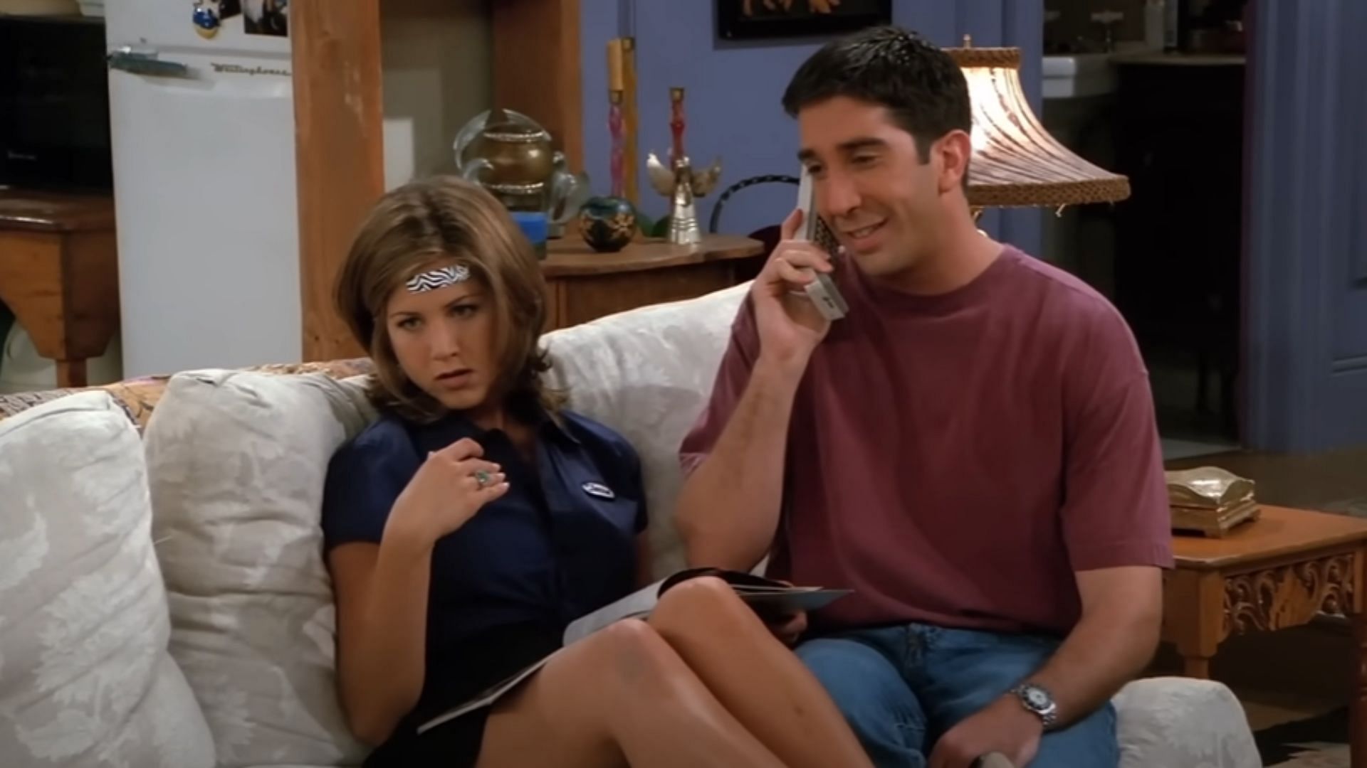 Ross&rsquo; Phone Call with Julie Annoys Rachel (Image via YouTube/@tbs)