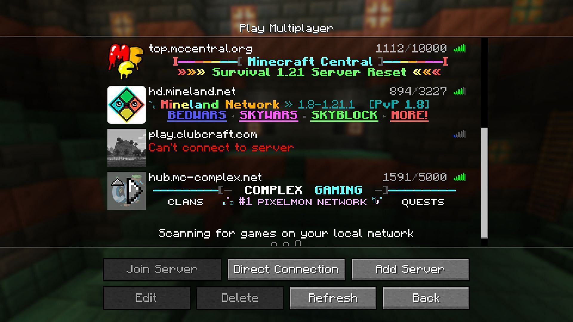 The Tellraw command is best used on a server (Image via Mojang)