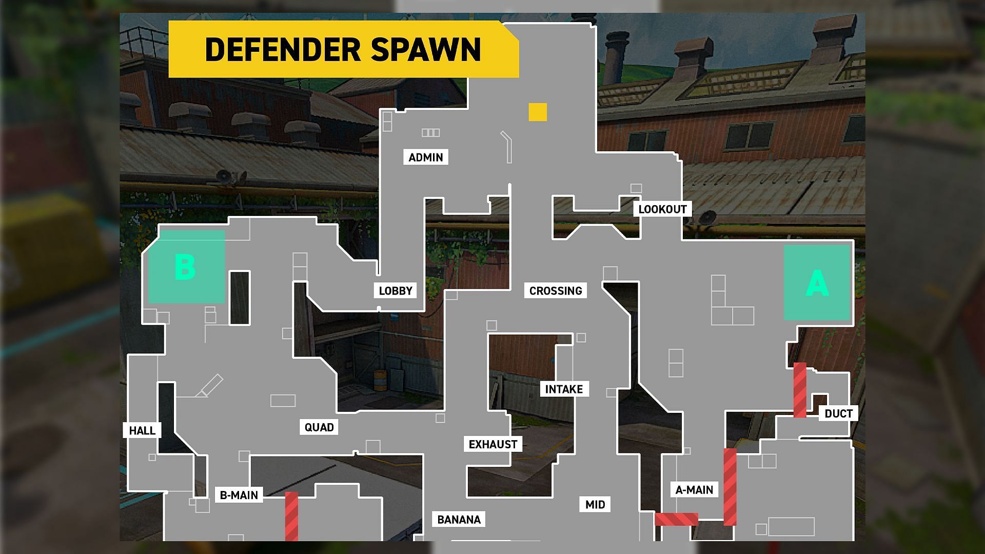 Defender Side callouts (Image via Mountaintop Studios)