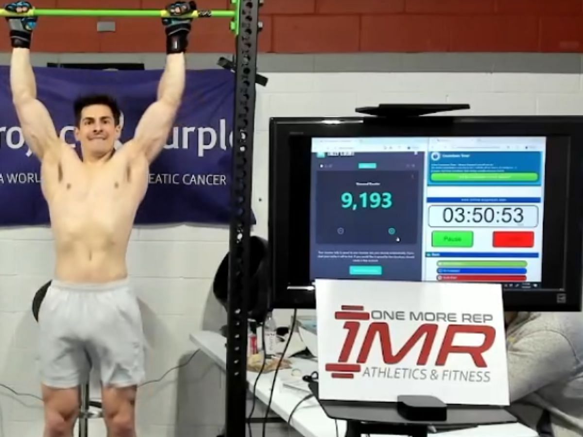 Censor has broken the world record for most pull-ups (Image via Twitch/Censor)