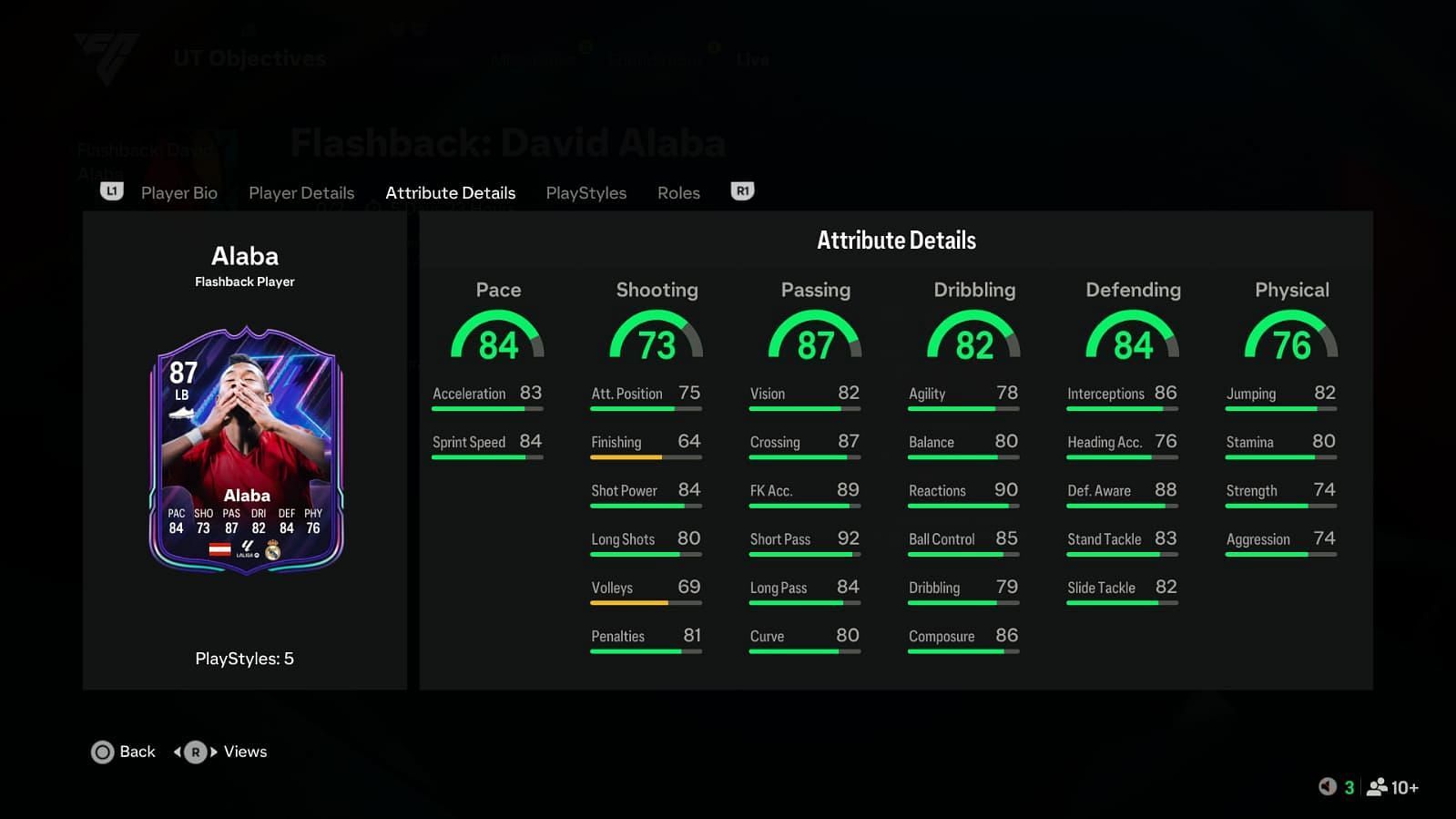 The card has amazing stats (Image via EA Sports)