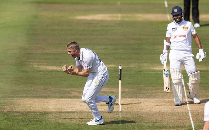 [Watch] Dimuth Karunaratne departs for 55 as England claim their second wicket of Day 4 in the 2nd 2024 Test against Sri Lanka