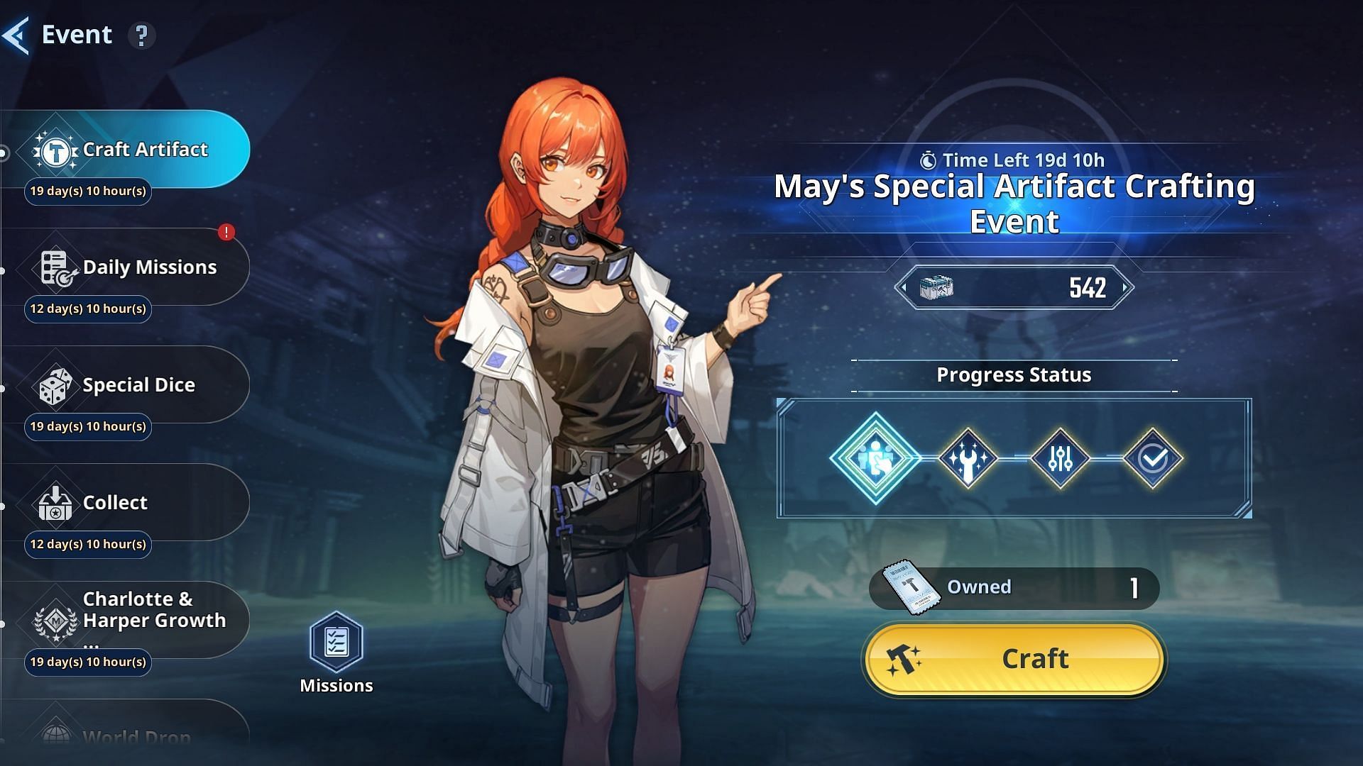 Solo Leveling Arise Special Crafting event