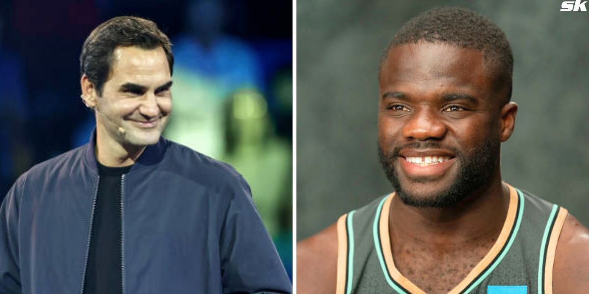 Roger Federer (L) and Frances Tiafoe (R) [Image Source: Getty Images]