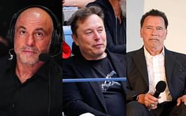 Joe Rogan jokes about Elon Musk and Arnold Schwarzenegger's sons potentially being their total opposites: "But you were a moron"