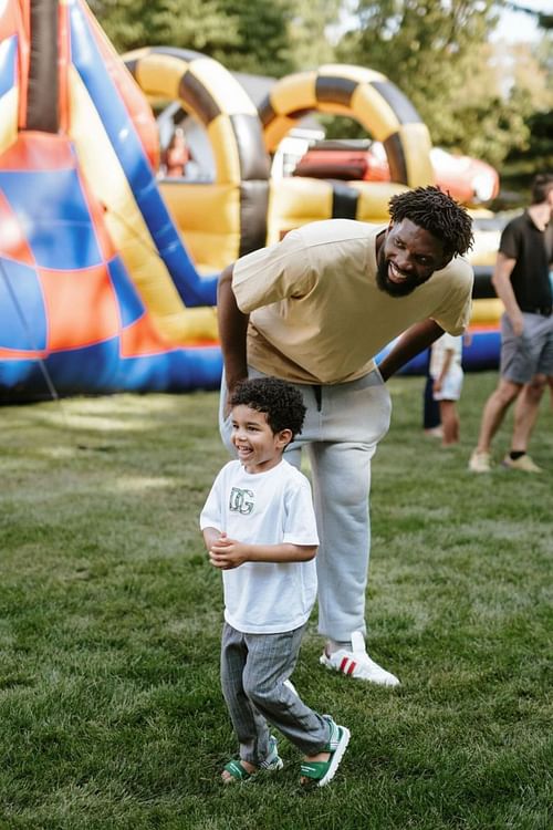 Embiid celebrates Arthur's birthday (Credits: @joelembiid Instagram)