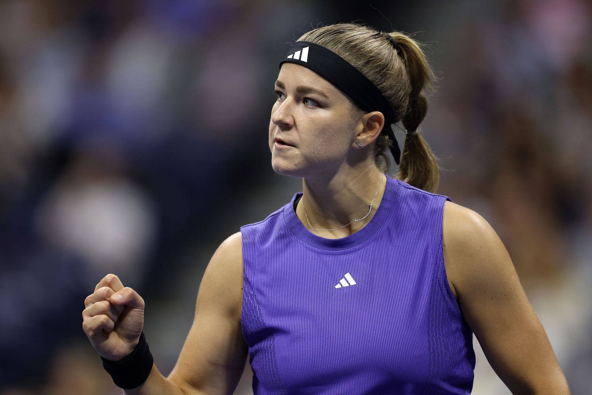 Karolina Muchova pictured at the 2024 US Open | Image Source: Getty