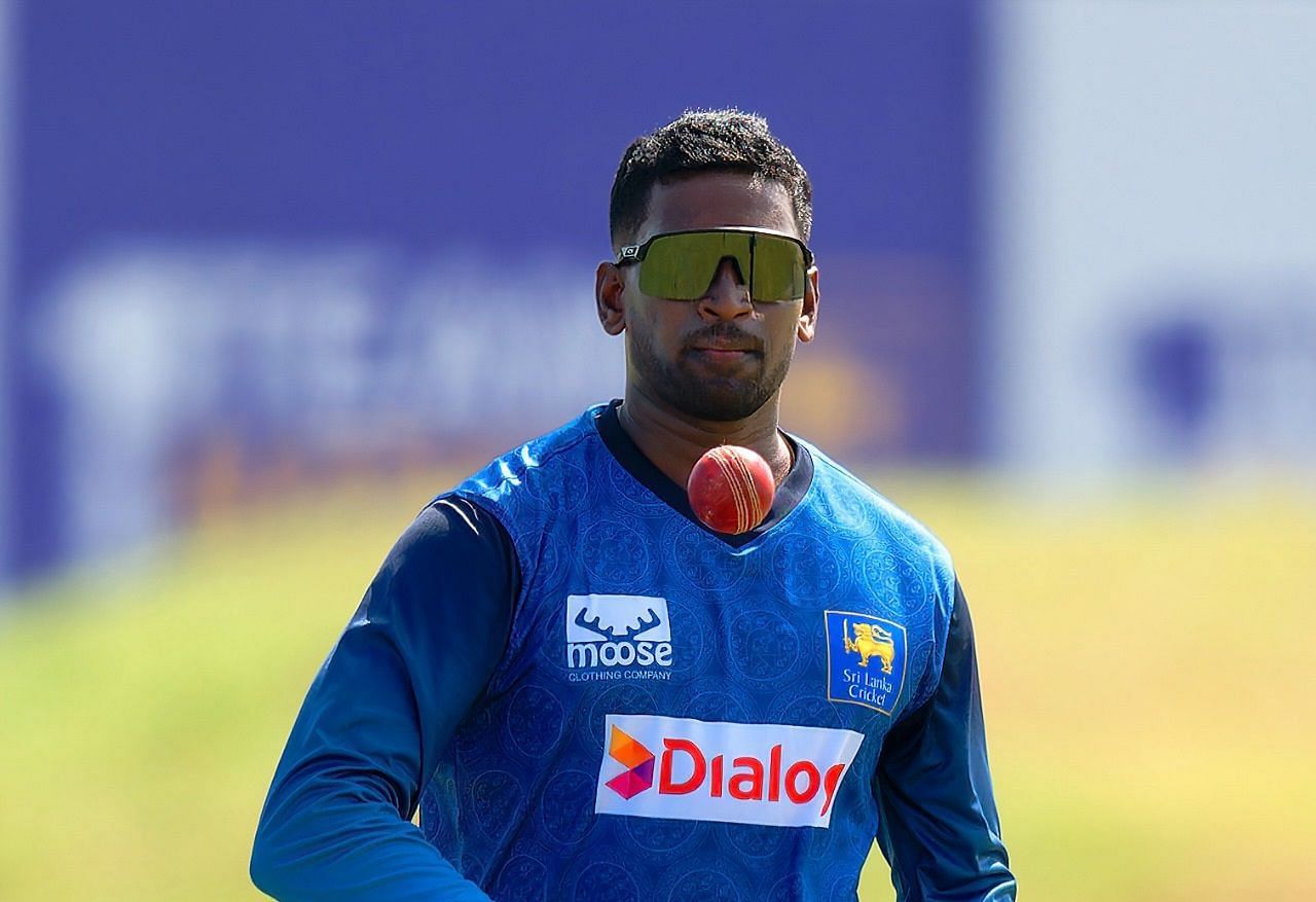 Nishan Peiris. (Image Credits: SLC Twitter)