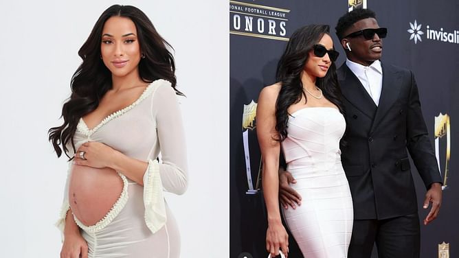 IN PHOTOS: Tyreek Hill's wife Keeta Vaccaro shows off baby bump in glamorous pregnancy shoot