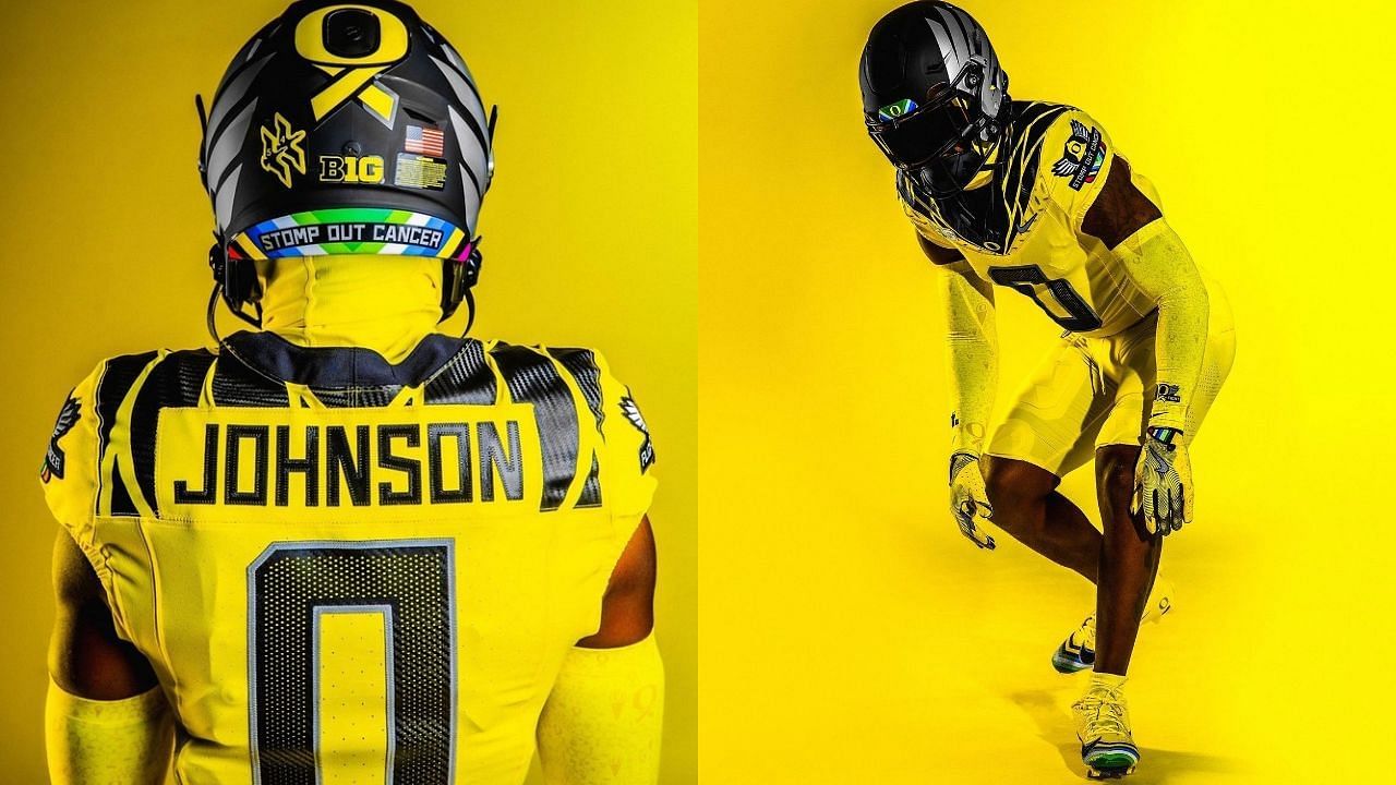 IN PHOTOS: Oregon HC Dan Lanning and family design special jersey as awareness against cancer