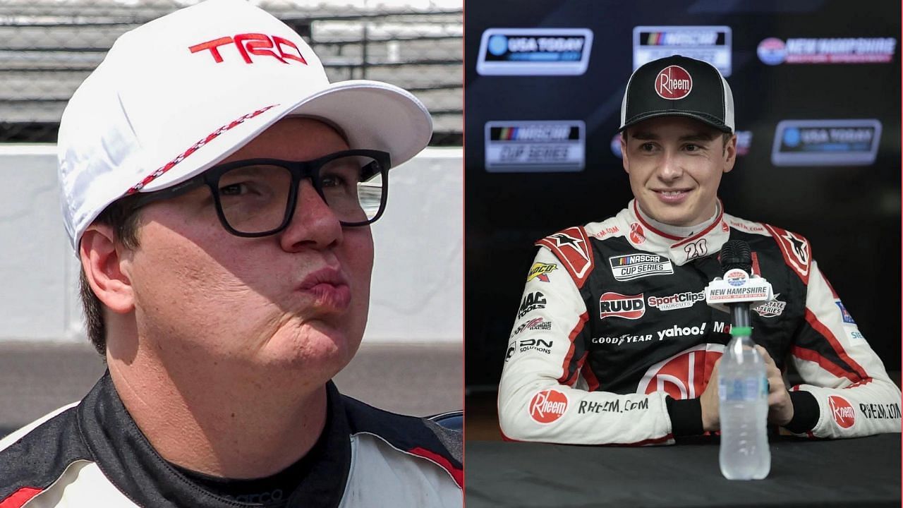 Sheldon Creed reflects on losing the win at Darlington to Joe Gibbs Racing teammate, Christopher Bell [Source: (L)Imagn, (R)Getty]