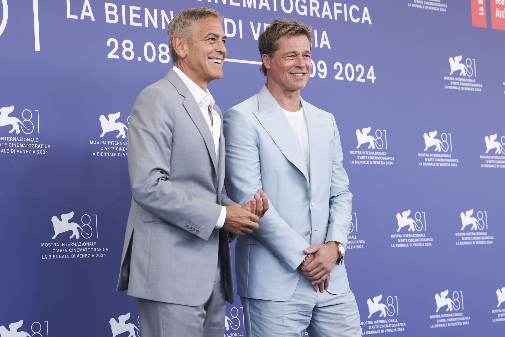 &quot;Wolfs&quot; Photocall - The 81st Venice International Film Festival - Source: Getty