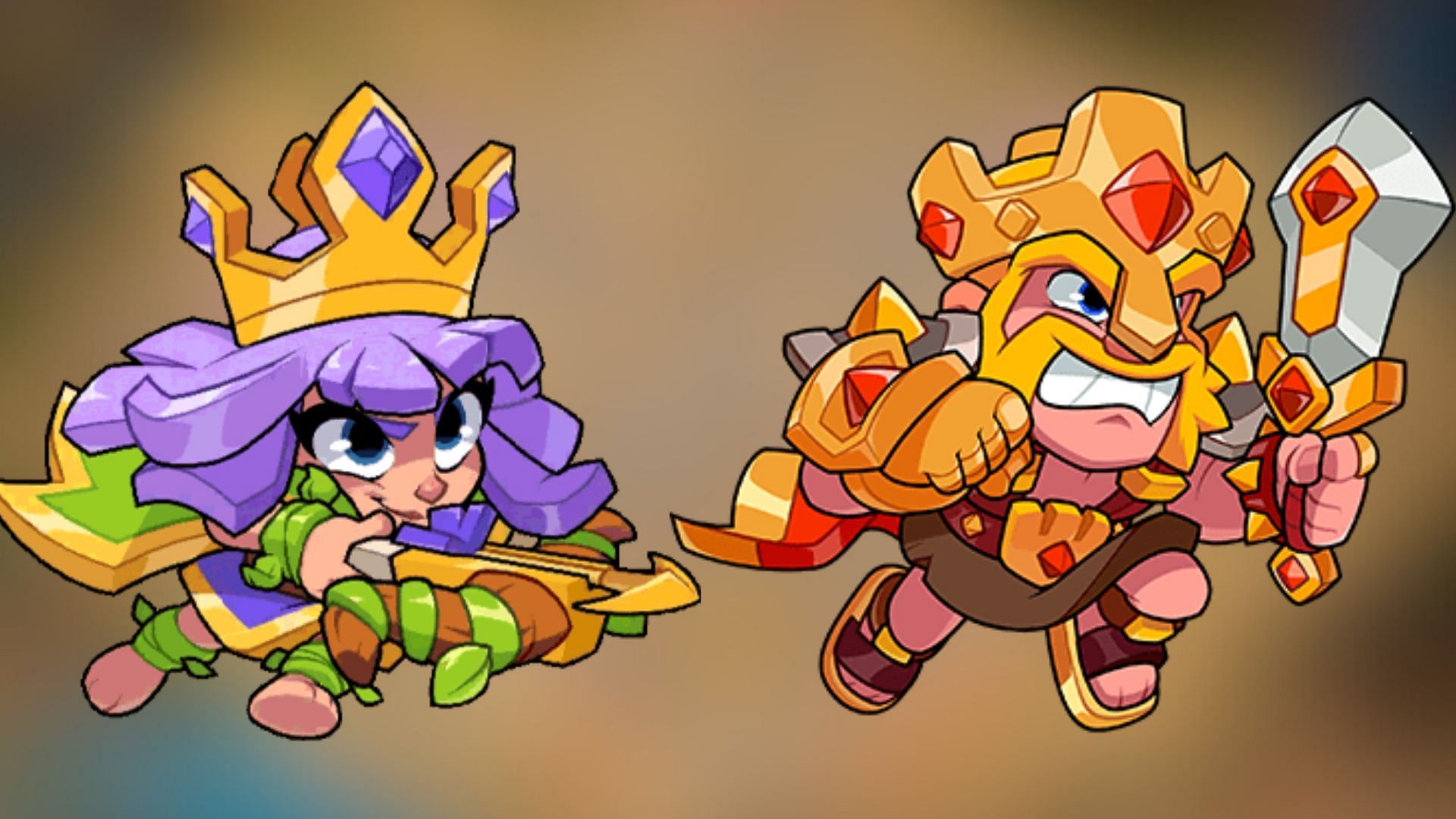 Archer Queen and Barbarian King should be used together (Image via Supercell)