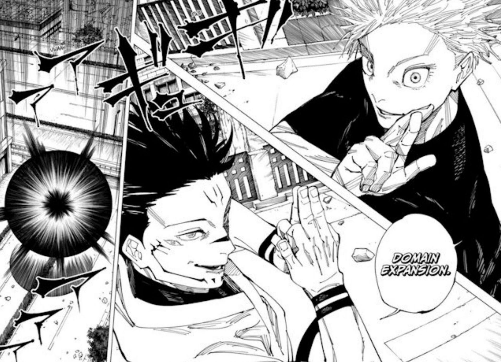 Sukuna and Gojo as seen in manga (Image via Shueisha)