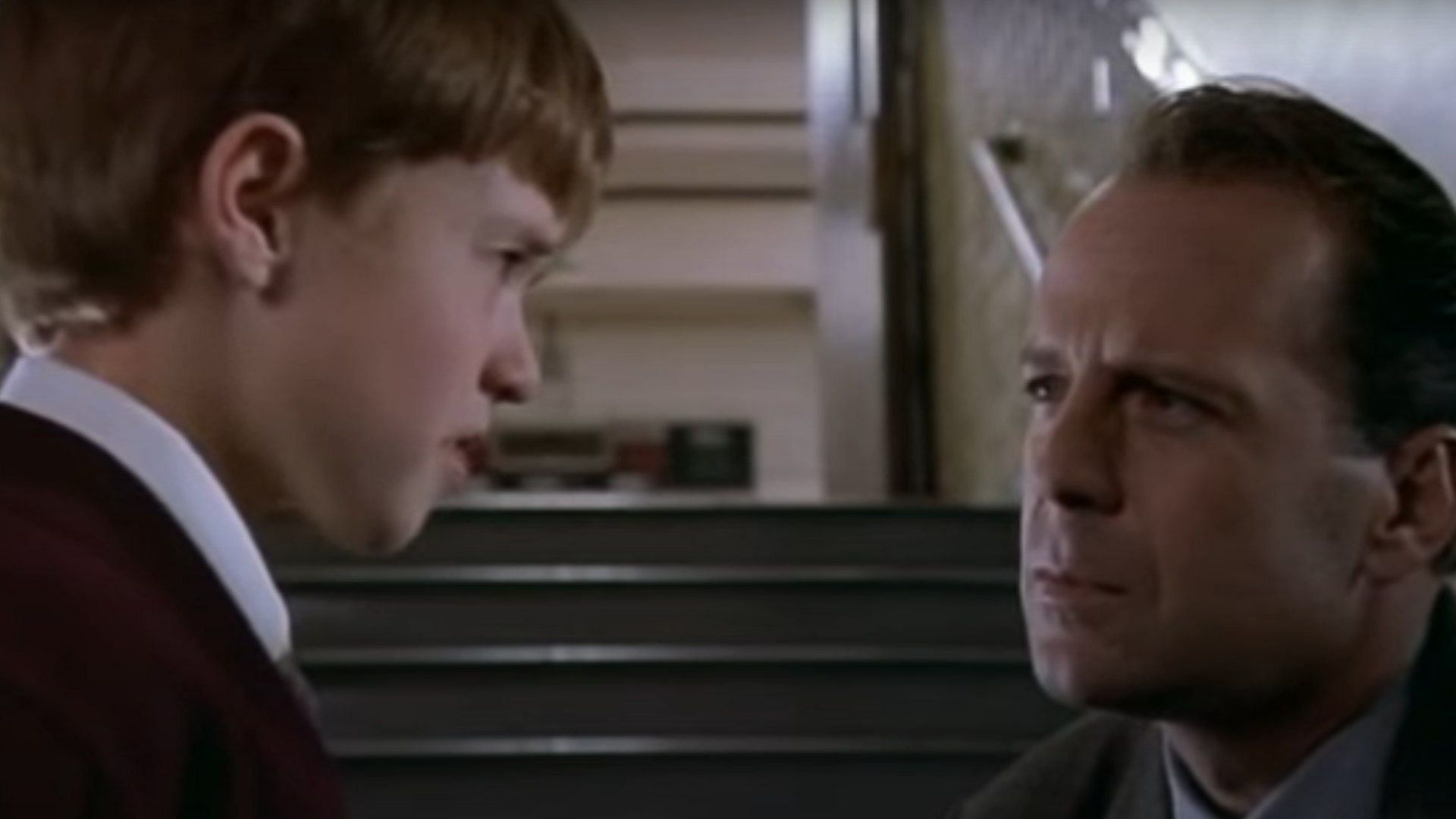 A still from The Sixth Sense (Image via FilmTrailersChannel, The Sixth Sense trailer, 2:04)