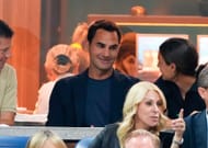 Roger Federer at the US Open 2024. (Photo: Getty)