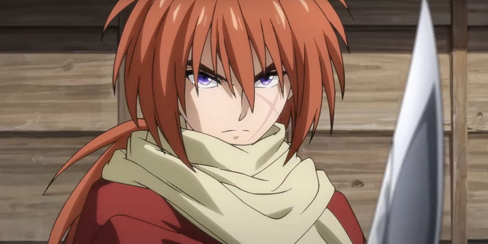 Kenshin Himura as seen in anime (Image via LIDENFILMS)