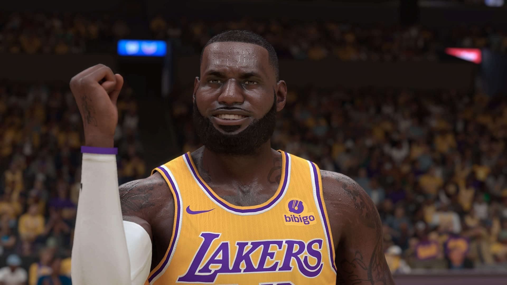 LeBron James as seen in the game (Image via Visual Concepts)