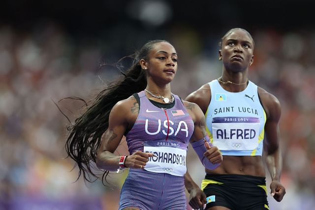 Sha'Carri Richardson runs down Julien Alfred to avenge Olympic final loss at Zurich Diamond League 2024