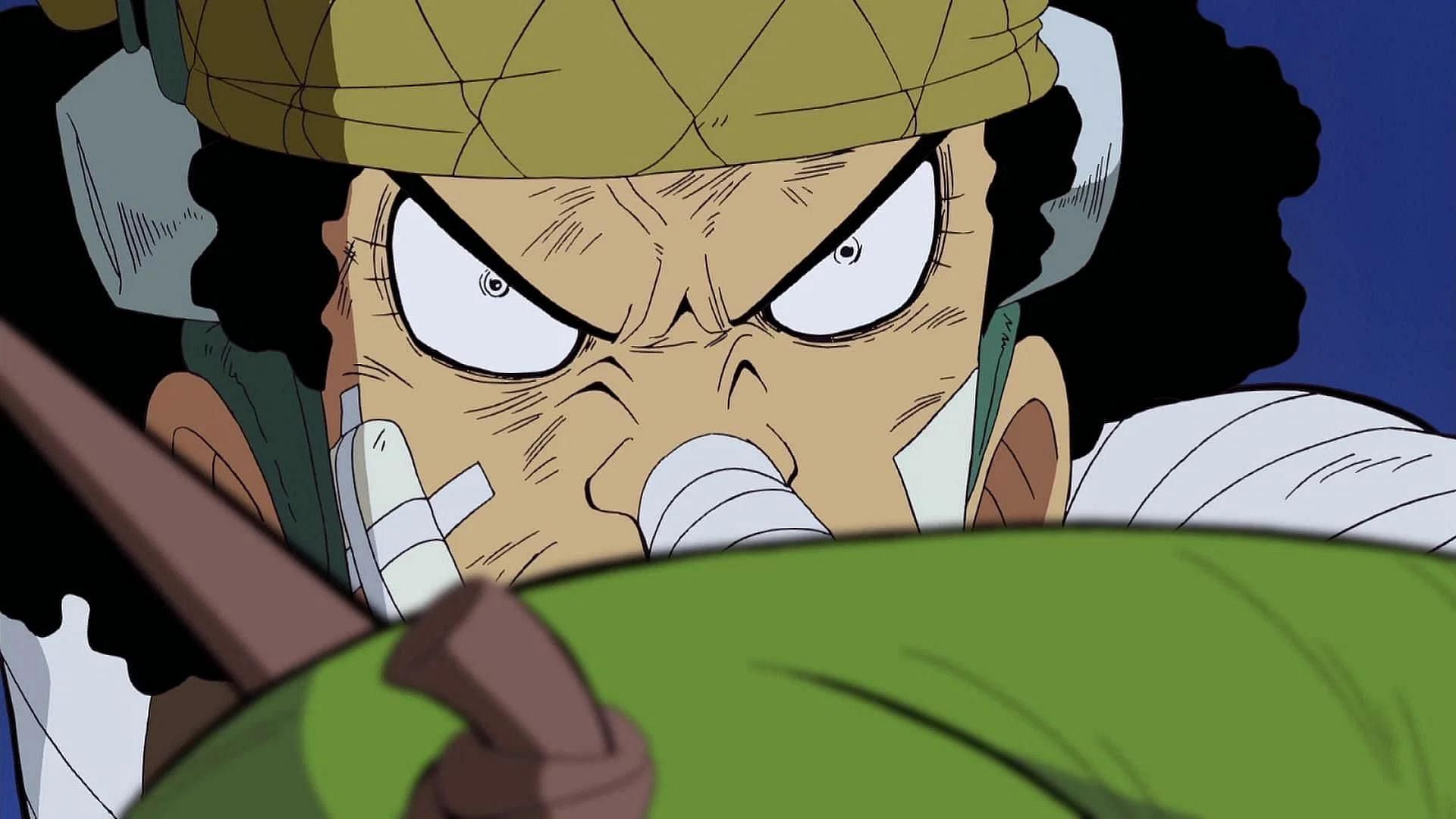 Usopp as shown in the anime (Image via Toei Animation)