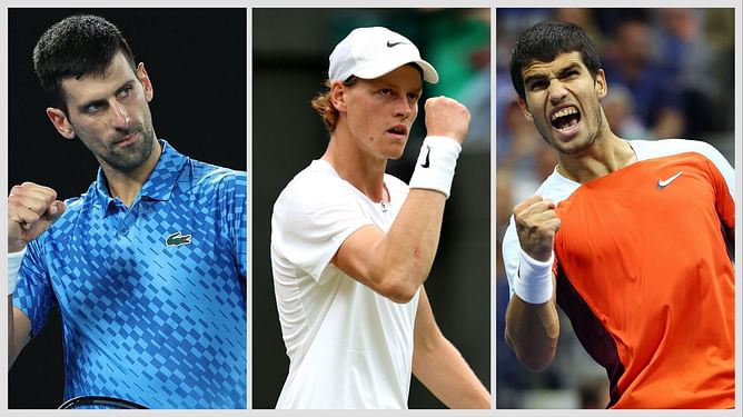 Jannik Sinner vs Novak Djokovic vs Carlos Alcaraz for year-end World No. 1 after US Open 2024: How secure is the Italian's top spot?