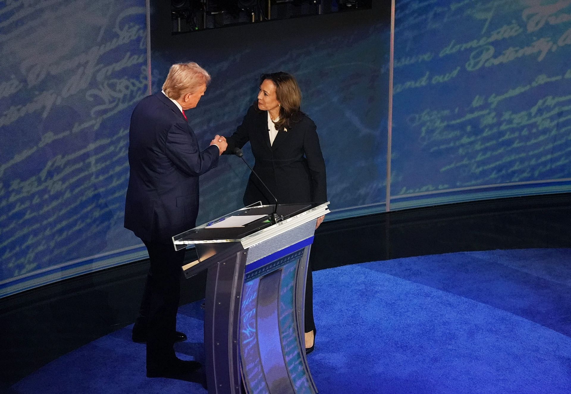 U.S. Vice President Kamala Harris and Republican presidential nominee former President Donald Trump (Image via Getty)