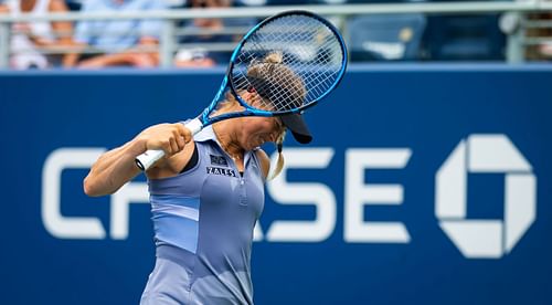 Yulia Putintseva at the 2024 US Open. (Image: Getty)