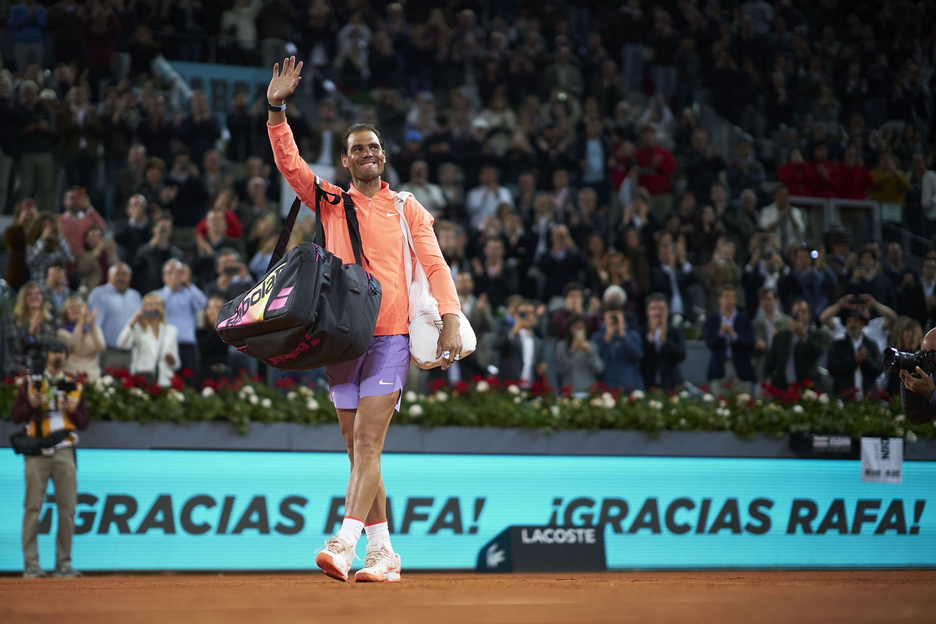 Rafael Nadal at the Madrid Open 2024. (Photo: Getty)