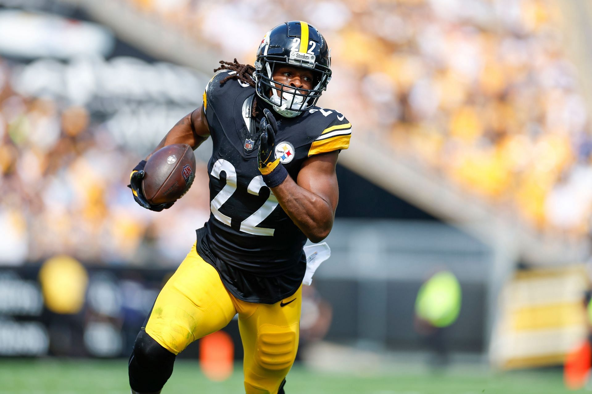 Najee Harris during Los Angeles Chargers v Pittsburgh Steelers - Source: Getty